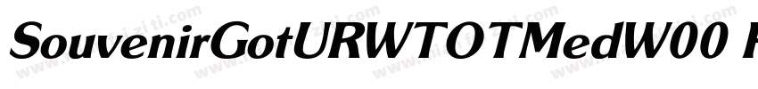 SouvenirGotURWTOTMedW00 Rg Regular字体转换